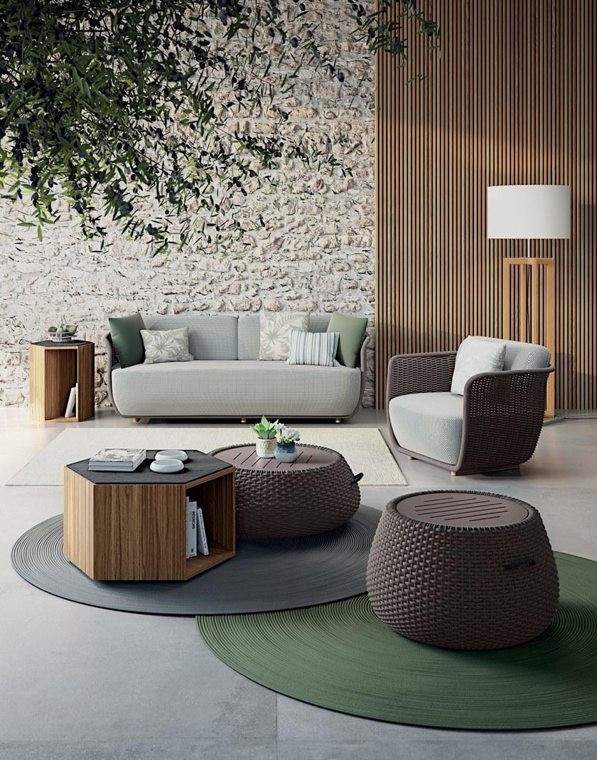 Atmosphera Съемная подушка из акриловой ткани для улицы Cushion sun-id-1506294 - Вид №3