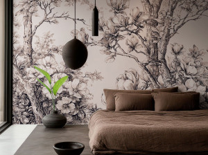 Обои с цветочными мотивами