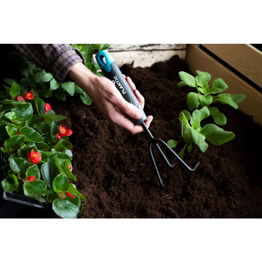 Культиватор Plantic Light Ergo 28 см сталь STLM-2054366 - Вид №3