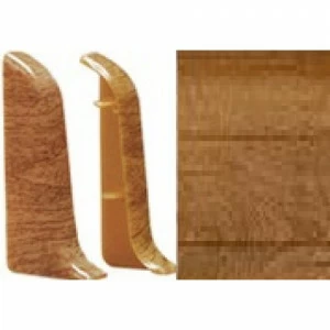 Соединитель для плинтуса 081 тиковое дерево