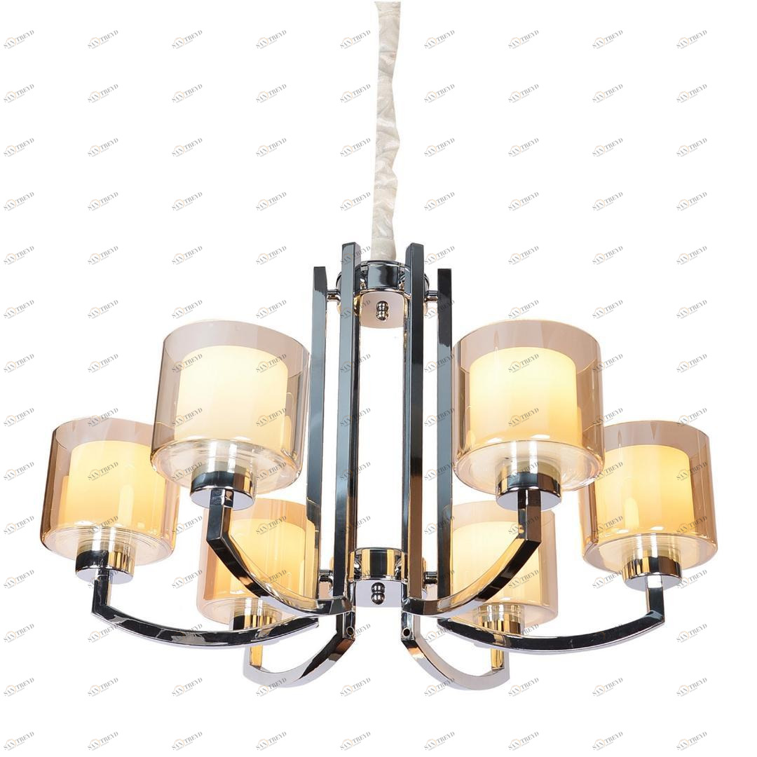 Подвесная люстра Omnilux Atessa OML-55903-06 OMNILUX ДИЗАЙНЕРСКИЕ, ATESSA 279713 Белый 