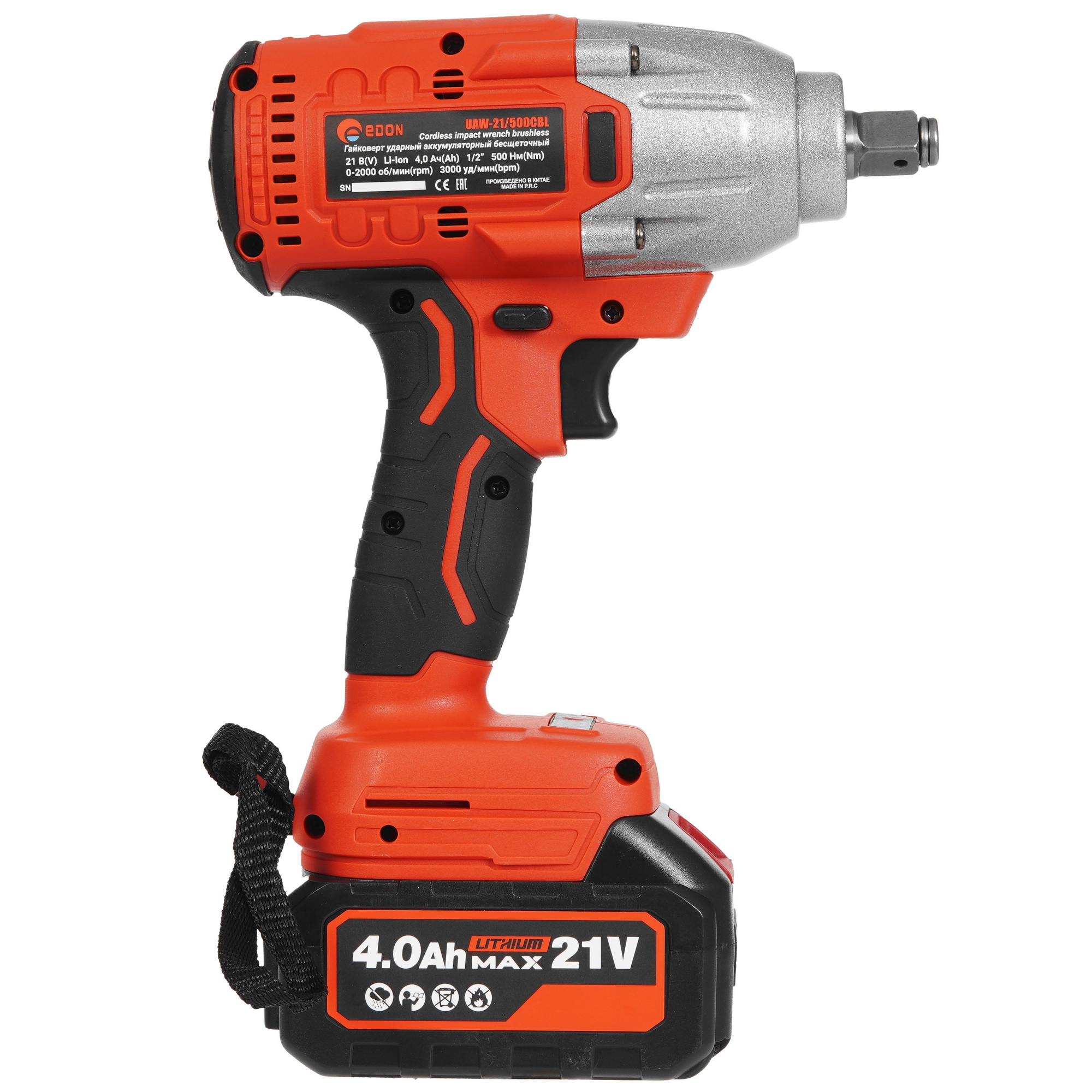 Гайковерт EDON UAW-21/500CBL 9236343 STDN-0115796 - Вид №2