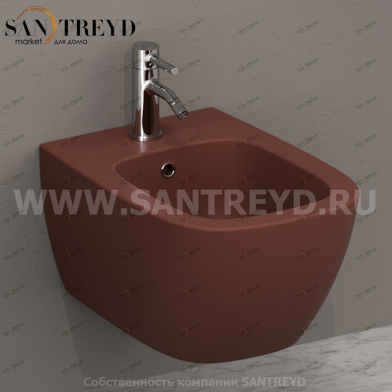 GNS10MT Биде подвесное GENESIS Ceramica Globo