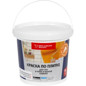 Краска по плитке для стен в кухне и ванной, 0.9 л