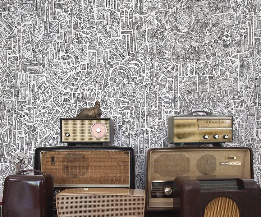 Tecnografica Обои с огнестойкими мотивами в современном стиле Collezioni d'arte 56633 - Вид №2