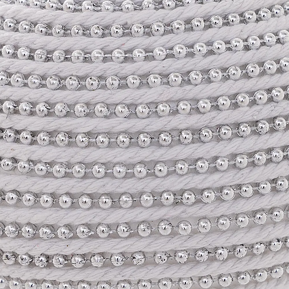 Елочный шар KREAFORTA с бисером ø9.8 см разноцветный с блестками 89420653 STLM-1583359 - Вид №2