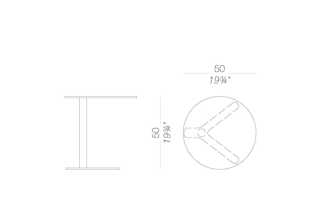 Круглый садовый столик Lapalma YO OUTDOOR ARCH-00024378 - Вид №15