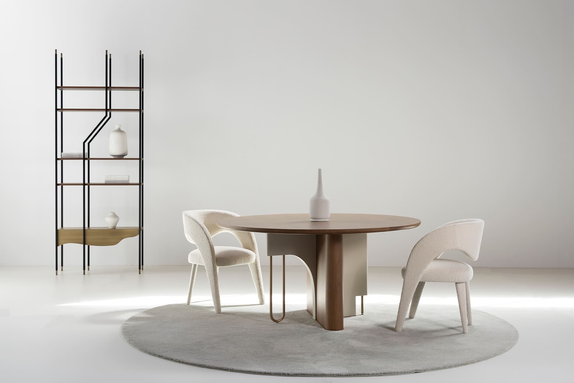 Мягкий тканевый стул с подлокотниками Greenapple Laurence ARCH-00130414 - Вид №14