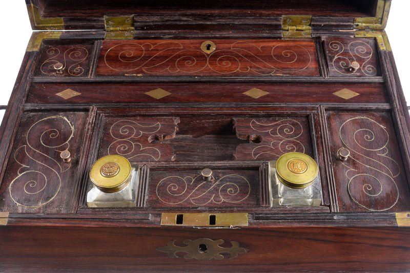 SOR27568 Коробка в латунном переплете из палисандра ijlbrown  - Вид №3