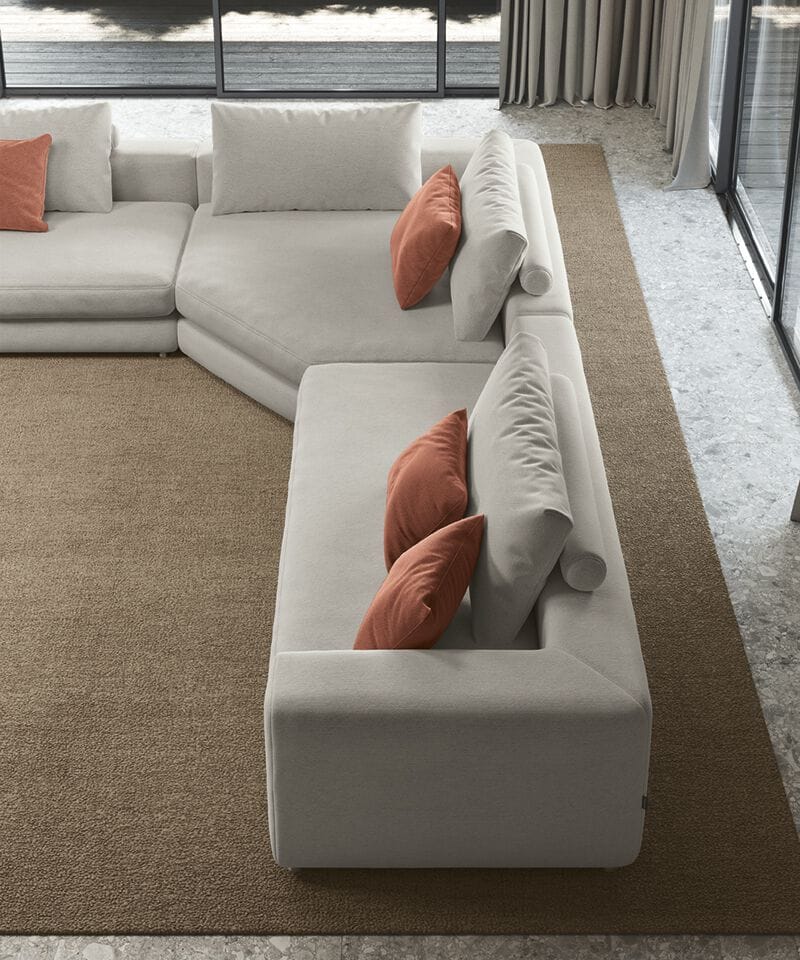 Модульный тканевый диван Febal Casa подпись ARCH-00075150 - Вид №2