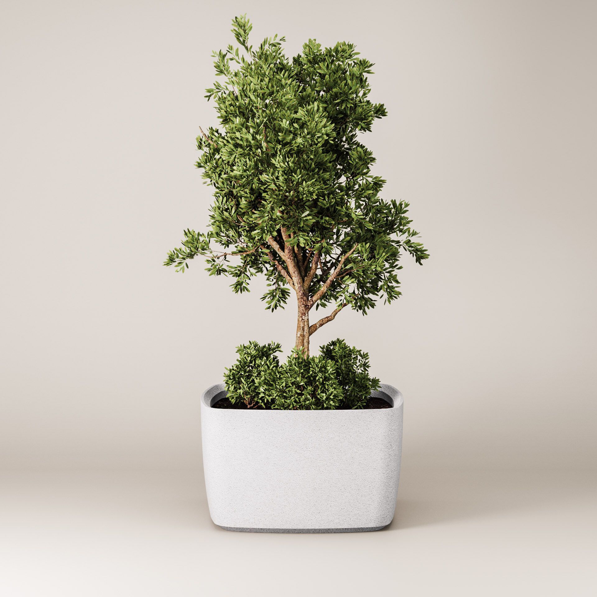 Бетонная квадратная плантатор Kremen ARCH-00045097 - Вид №5