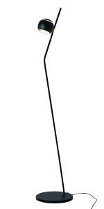 Регулируемая металлическая напольная лампа