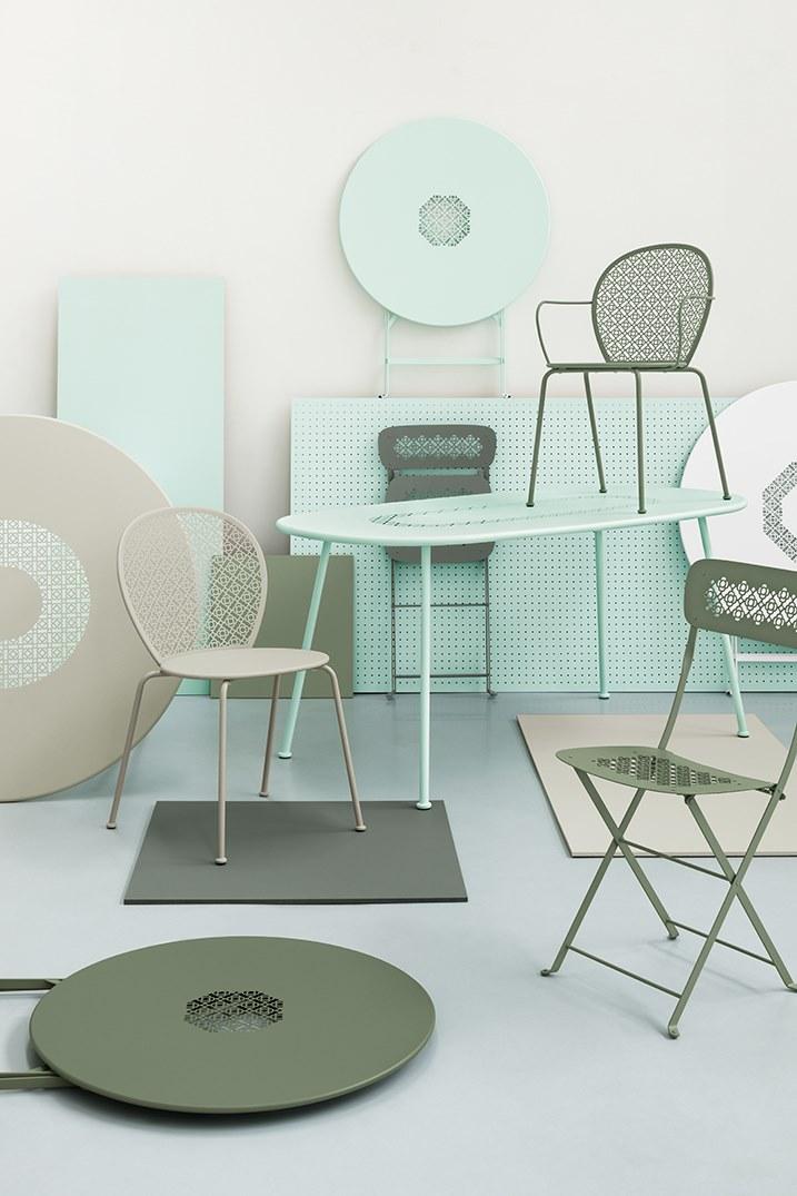 Fermob Садовый стол из стали Lorette 5751 - 5752 - Вид №3