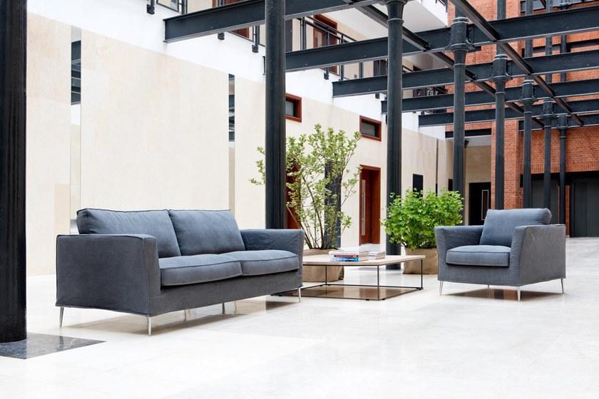 Sits Кресло с обивкой из ткани с подлокотниками Caprice sun-id-1416846 - Вид №7