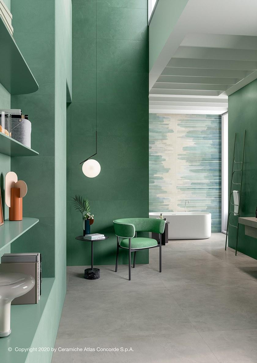 Atlas Concorde Белая плитка для стен с эффектом смолы Prism sun-id-1514355 - Вид №59