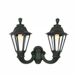 Уличный настенный светильник Fumagalli Eva/Noemi E35.181.000.AXE27 FUMAGALLI ПОД СТАРИНУ, ФОНАРЬ 271798 Черный