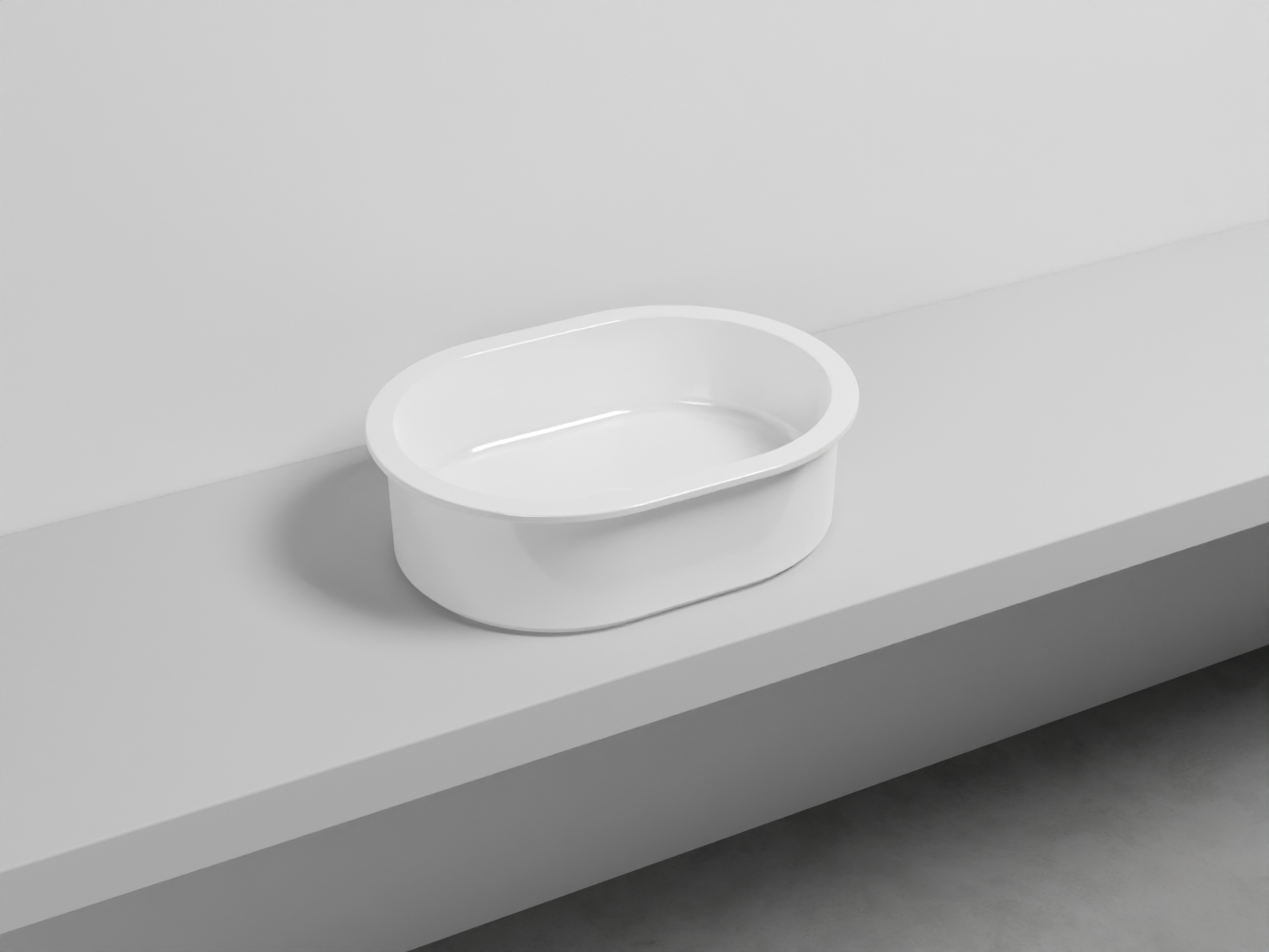 CALAO55-BL Раковина овальный Catino 55 cielo I Catini Ceramica Cielo