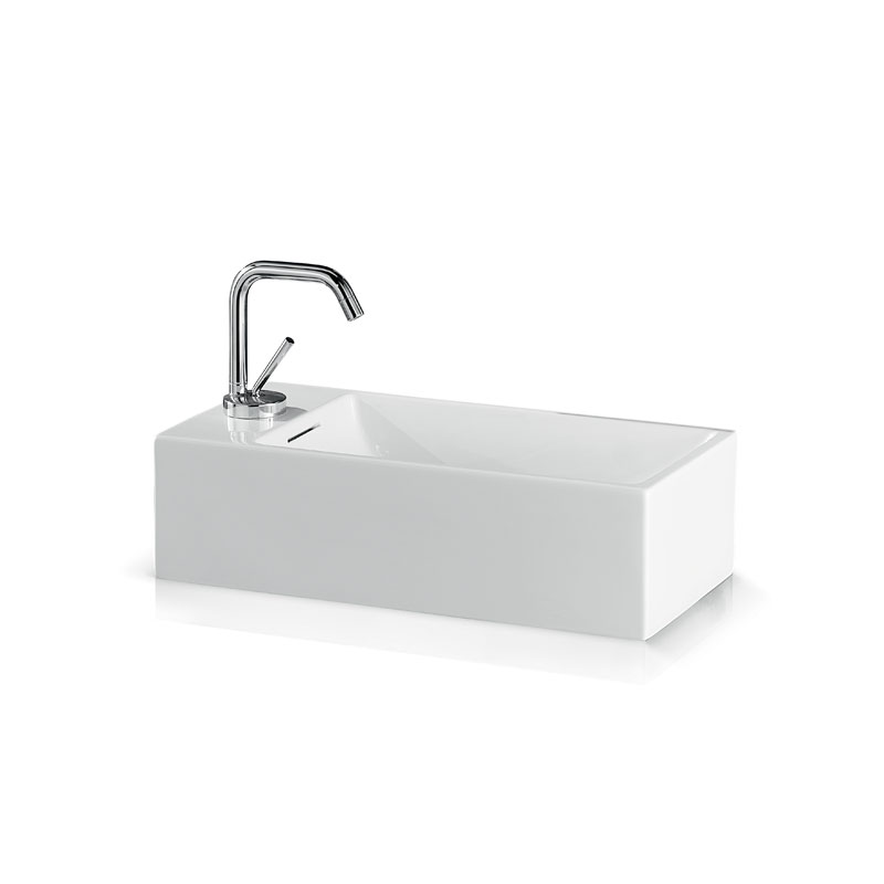 L262T3R1V0.100 Накладная раковина прямоугольная A. e T. Italia THIN Белый глянцевый AeT ITALIA