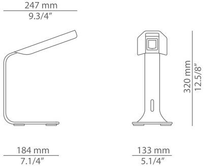 Estiluz Настольная лампа из алюминия Folio M-3245 - Вид №6