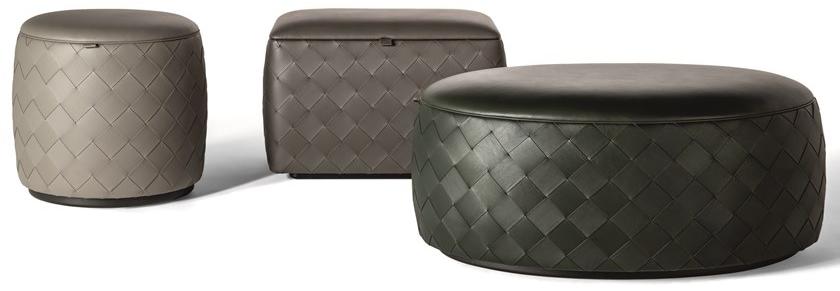 Poltrona Frau Овальный кожаный пуф La collezione - mobili e complementi sun-id-1393039 - Вид №3