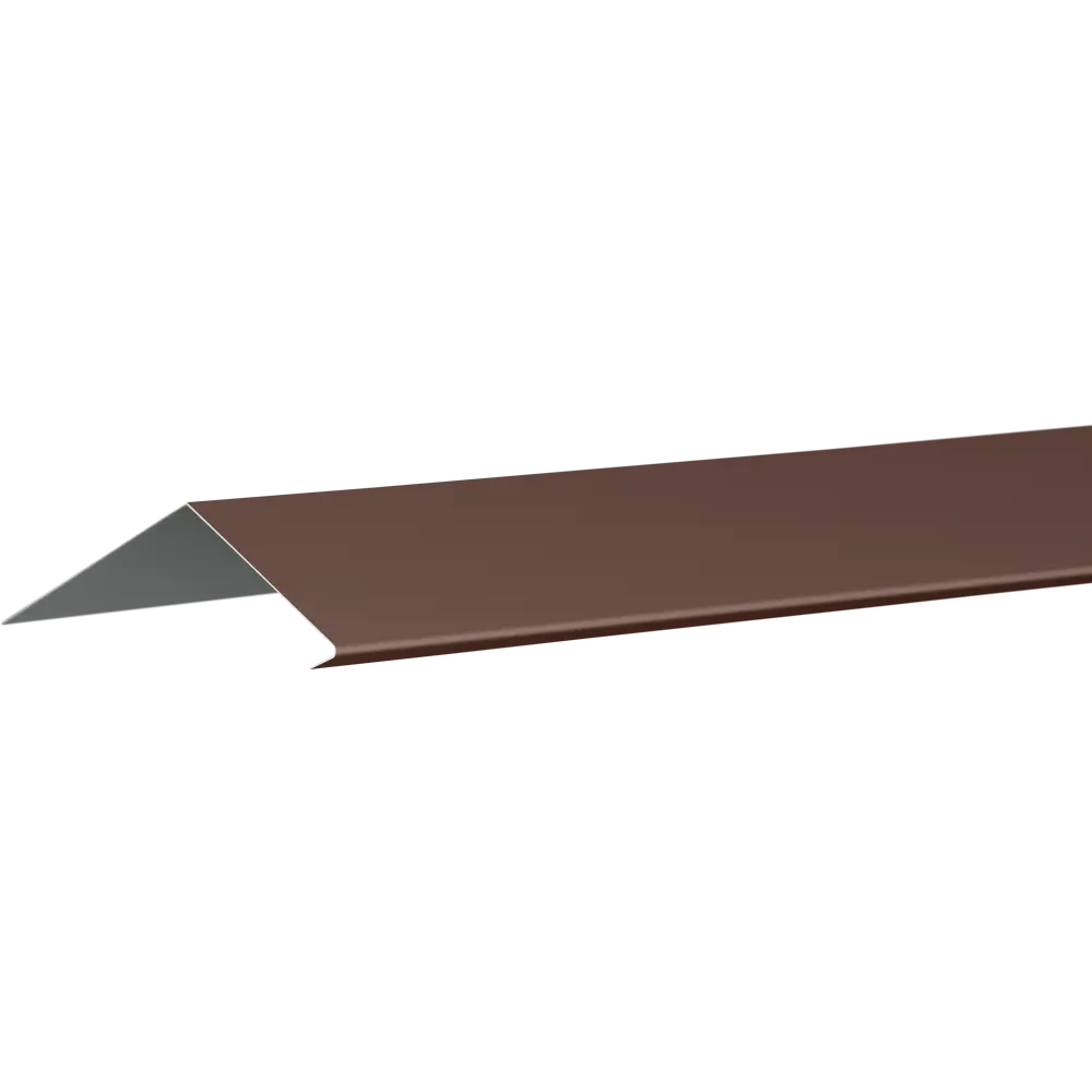 Планка карнизная 100x65 мм 2 м 0.4 мм RAL 8017 коричневый 83963948 STLM-2033255 Santreyd 