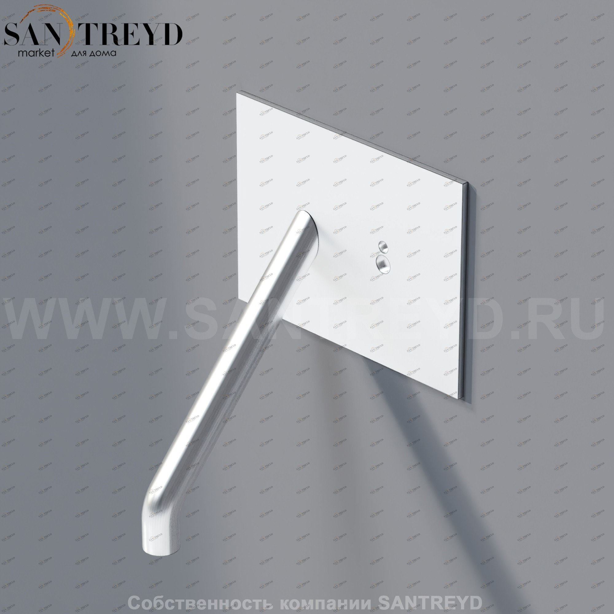 Agape SQUARE Смеситель с электронным управление без регулятора температуры для раковины хромированный матовый ARUB1026CSP