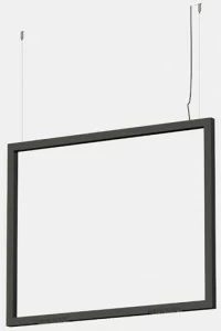 Lucifero's Светодиодная подвесная лампа из экструдированного алюминия File flex square Fxs03.9