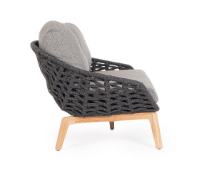 2-местный тканевый съемный садовый диван