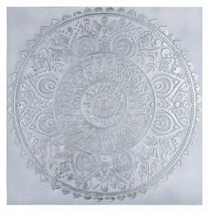 Картина с круглым рисунком 60х60 см бело-серая Tomas Stern TOMAS STERN  00-3872605 Белый;серебро