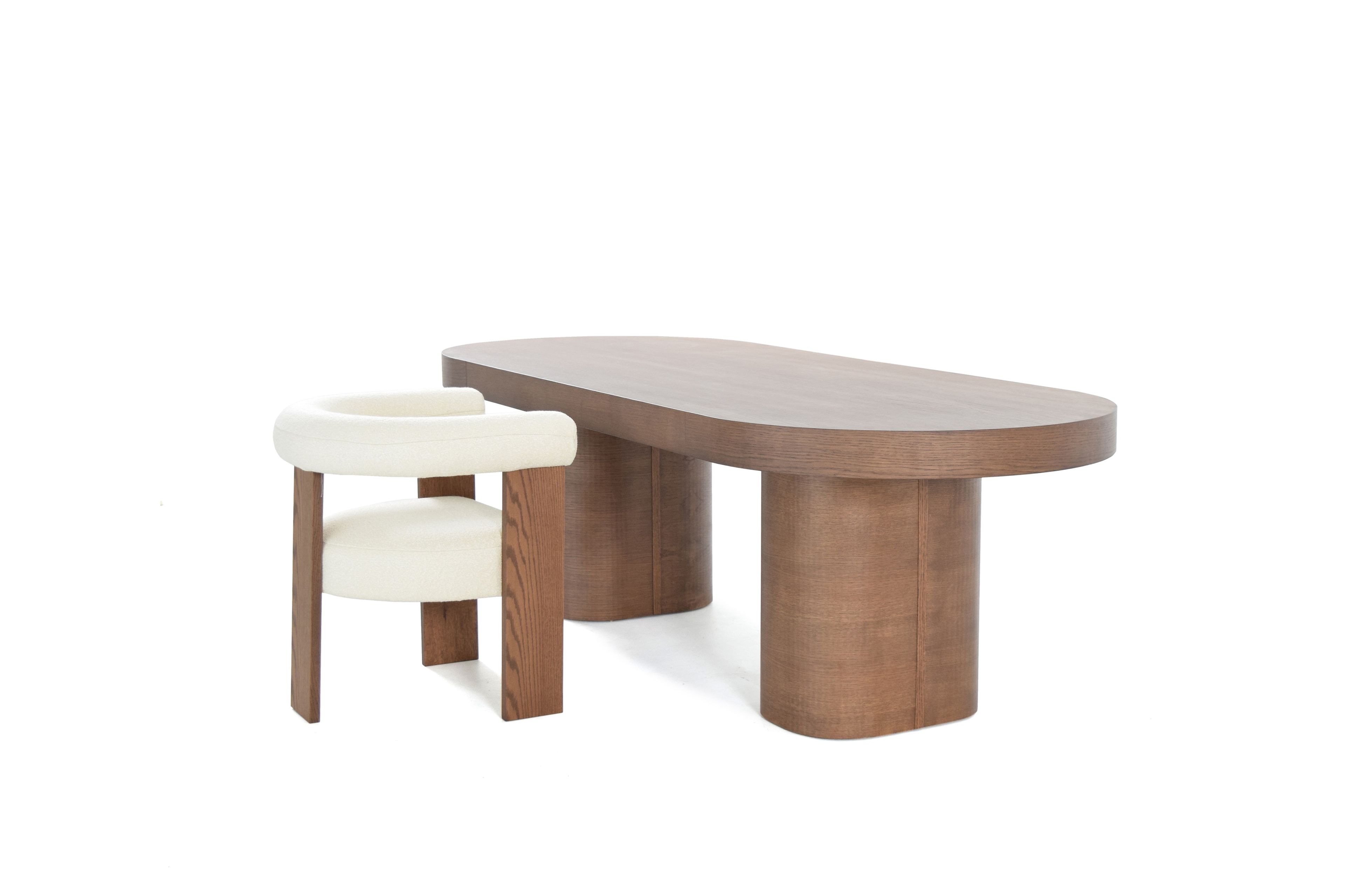 Деревянный и тканевый стул с подлокотниками ABLE JASEMINE ARCH-00079069 - Вид №1