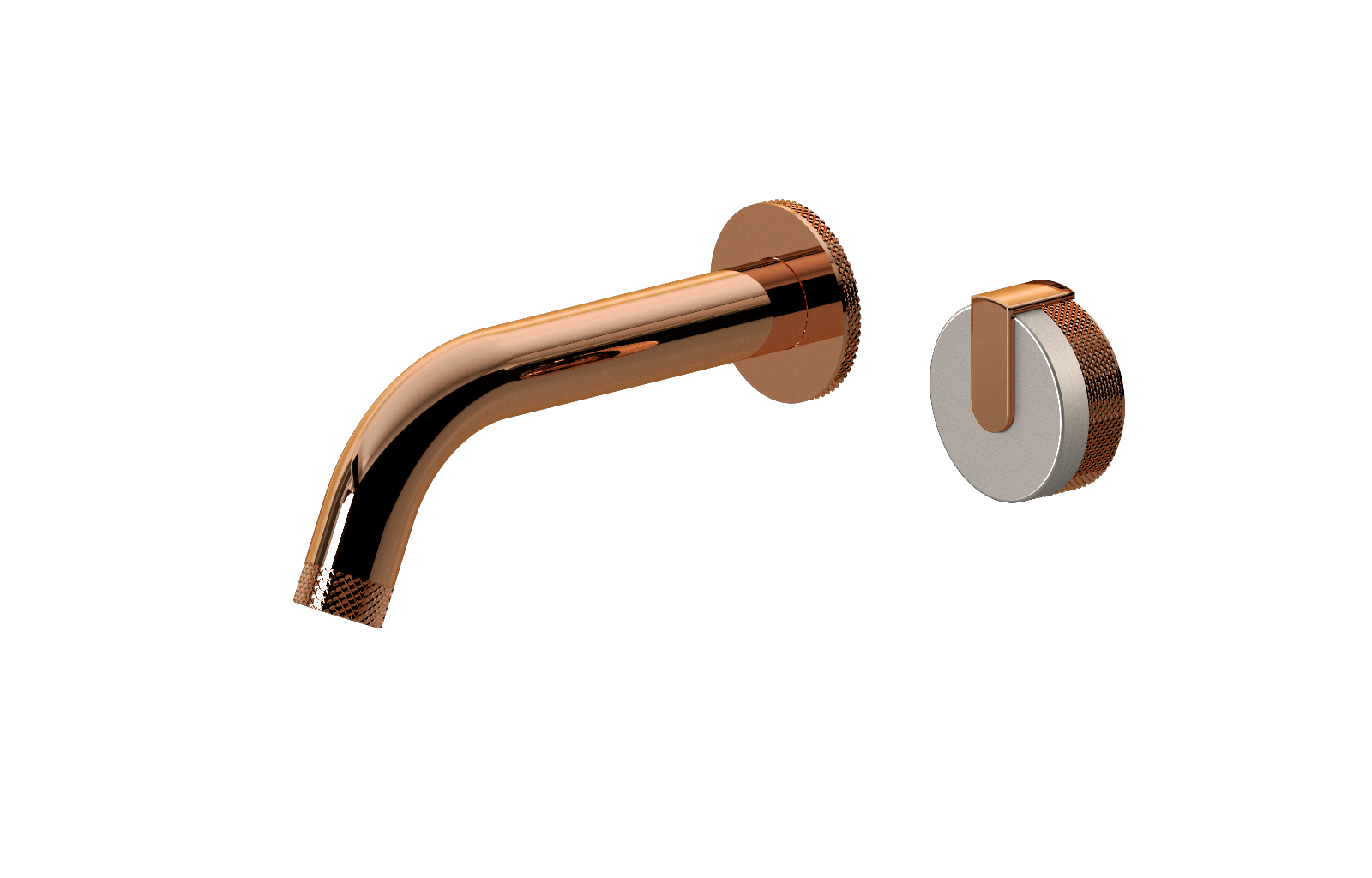 E-11535-R1BNi-L1RG-RG Настенный прогрессивный смеситель скрытого монтажа для раковины GRAFF MOD+