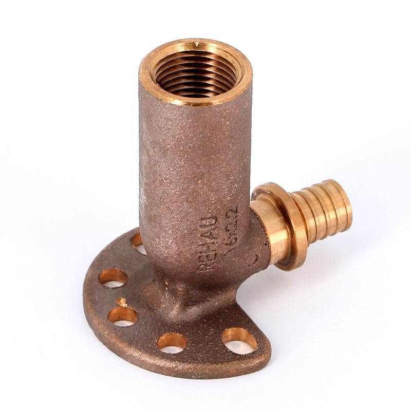 Водорозетка надвижная В латунная REHAU 16 x 1/2" h=70 мм бронза RAUTITAN 456418 - Вид №3