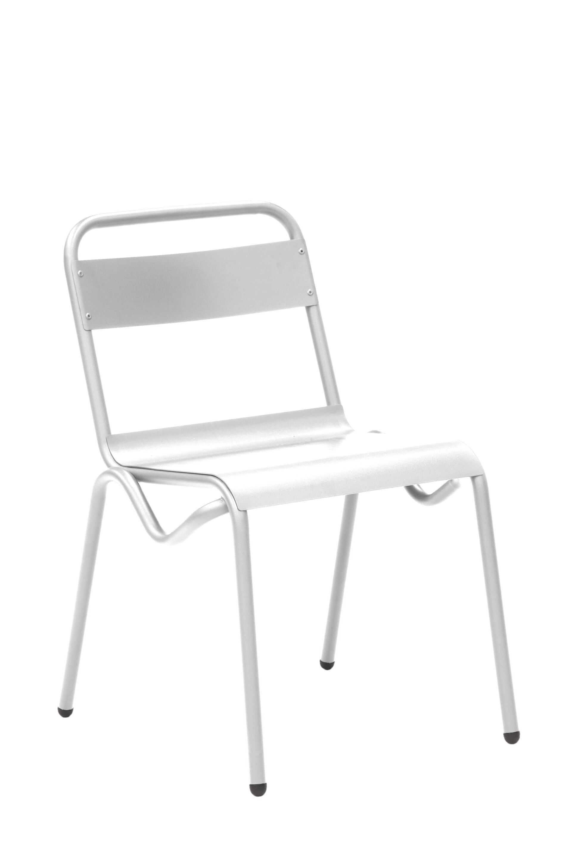 Штабелируемый садовый стул из оцинкованной стали iSimar Anglet ARCH-00070387 - Вид №8