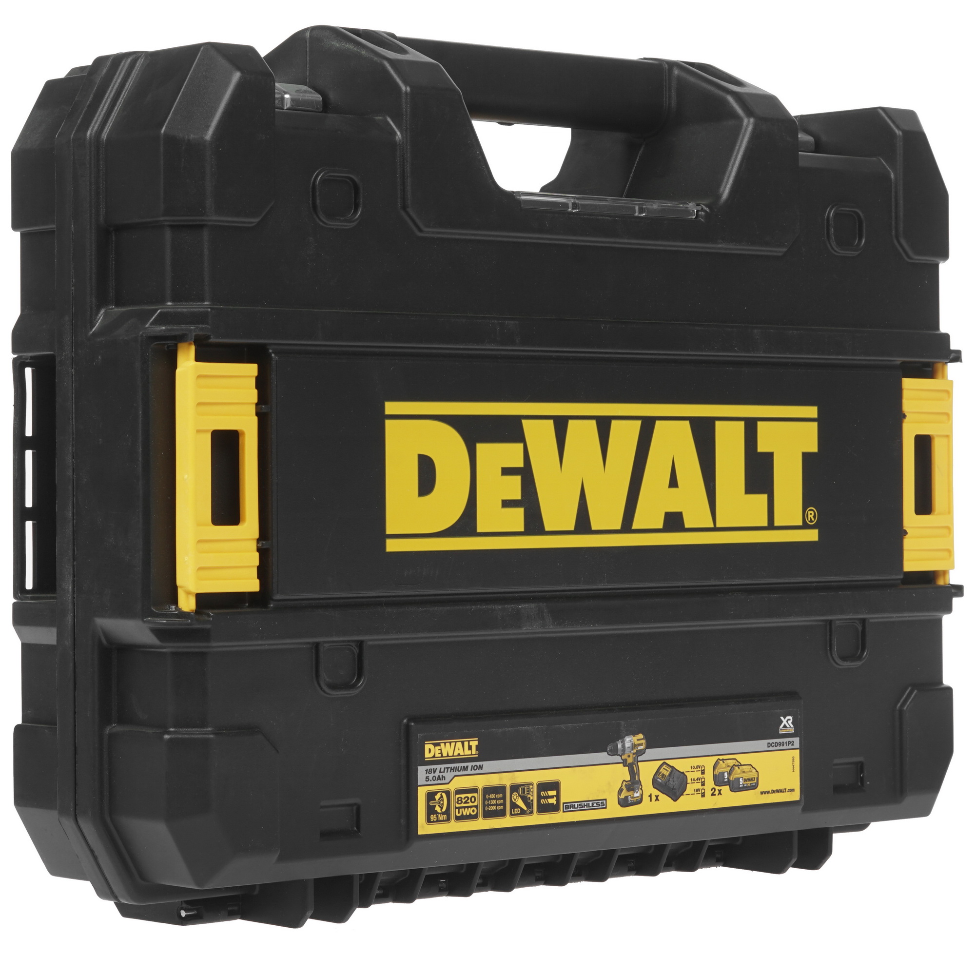 Дрель-шуруповерт DeWalt DCD991P2 XR FLEXVOLТ 18/54V 1081532 STDN-0028803 - Вид №6