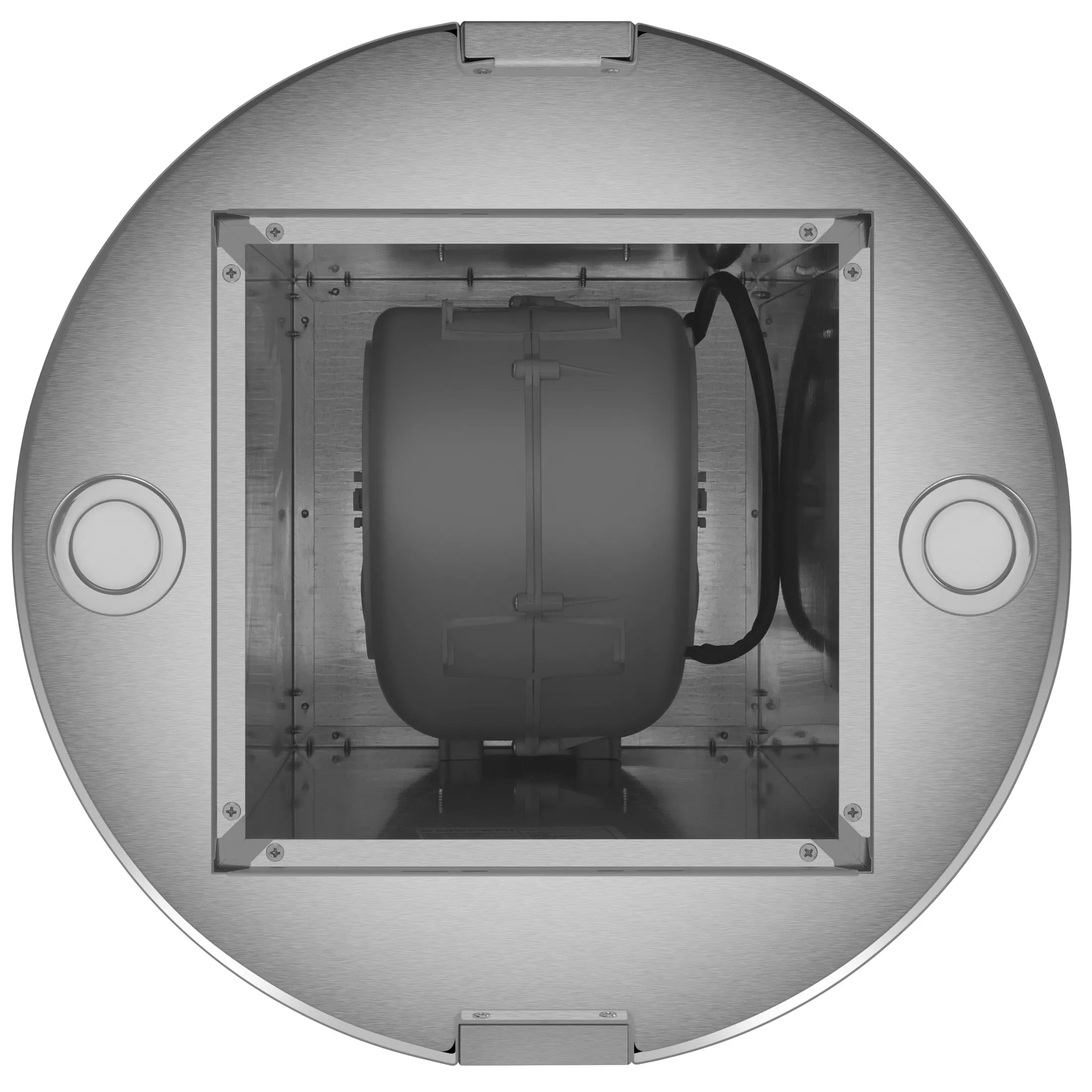 9243930 Вытяжка островная Meferi TUBE40IX ISLA POWER серебристый/серебристый STDN-0125147 - Вид №12