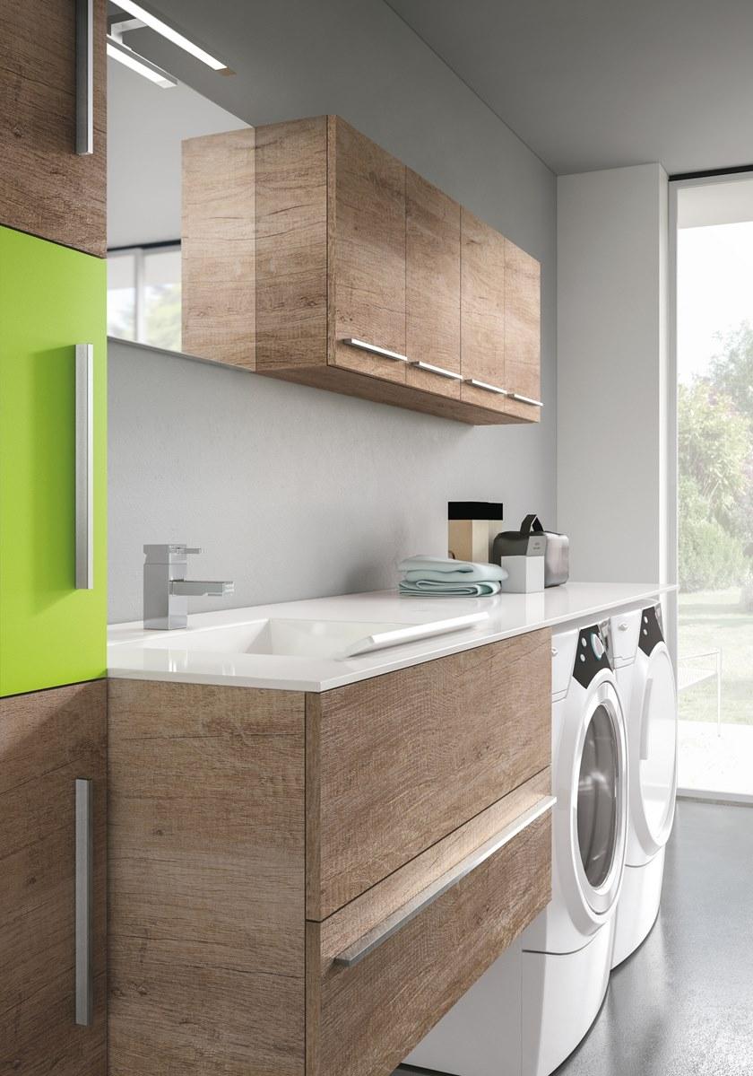 Gruppo Geromin Подвесной шкаф для стирки с раковиной Store sun-id-1507051 - Вид №1