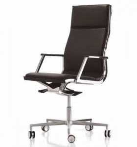 Luxy Регулируемое по высоте кресло руководителя с 5 спицами и колесами Nulite