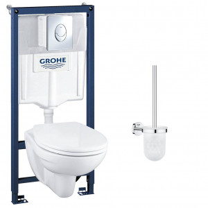 NW0034 Подвесной унитаз настенный Белый Grohe Solido Тайвань
