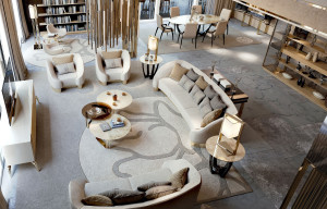 3-местный кожаный диван