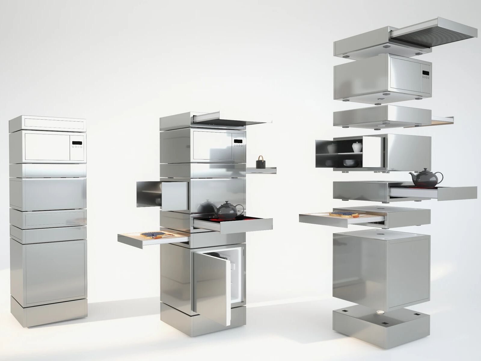 Металлическая мини-кухня Concepticon TOTEM ARCH-00118659