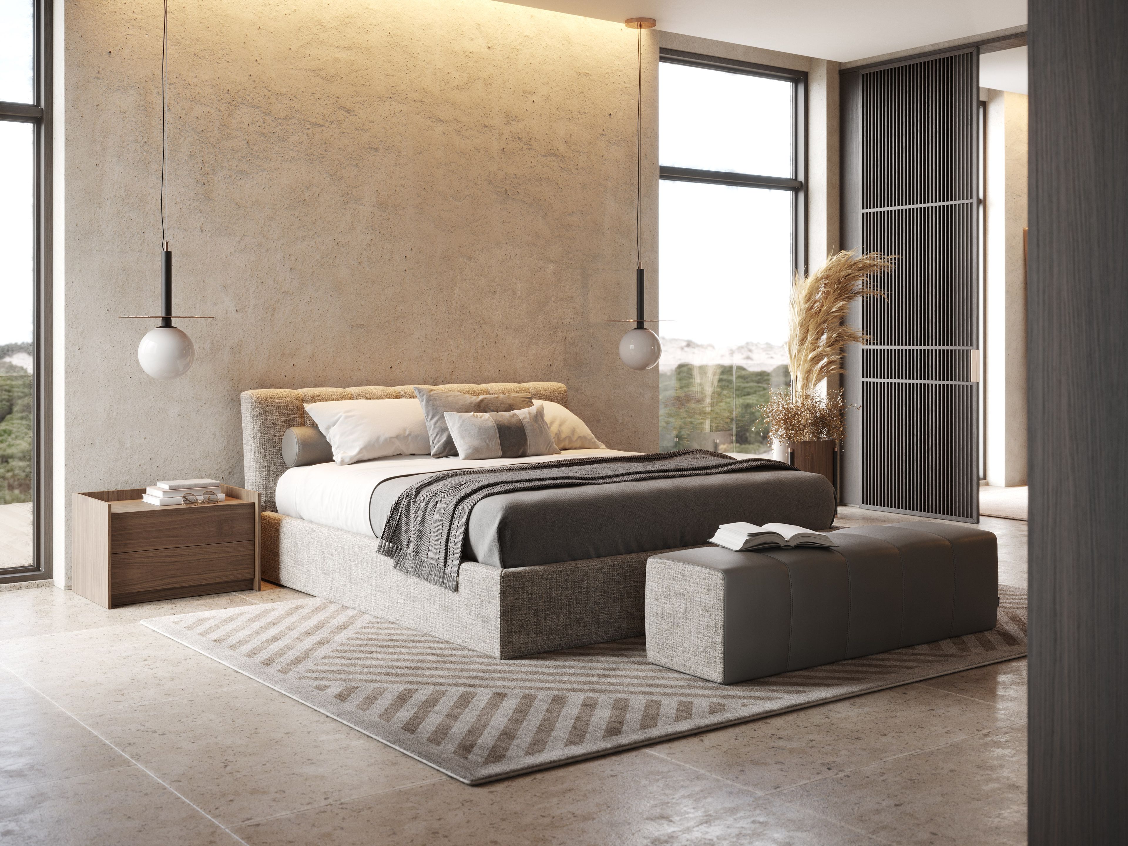 Кожаная мягкая скамья Laskasas ARCH-00153051 - Вид №3