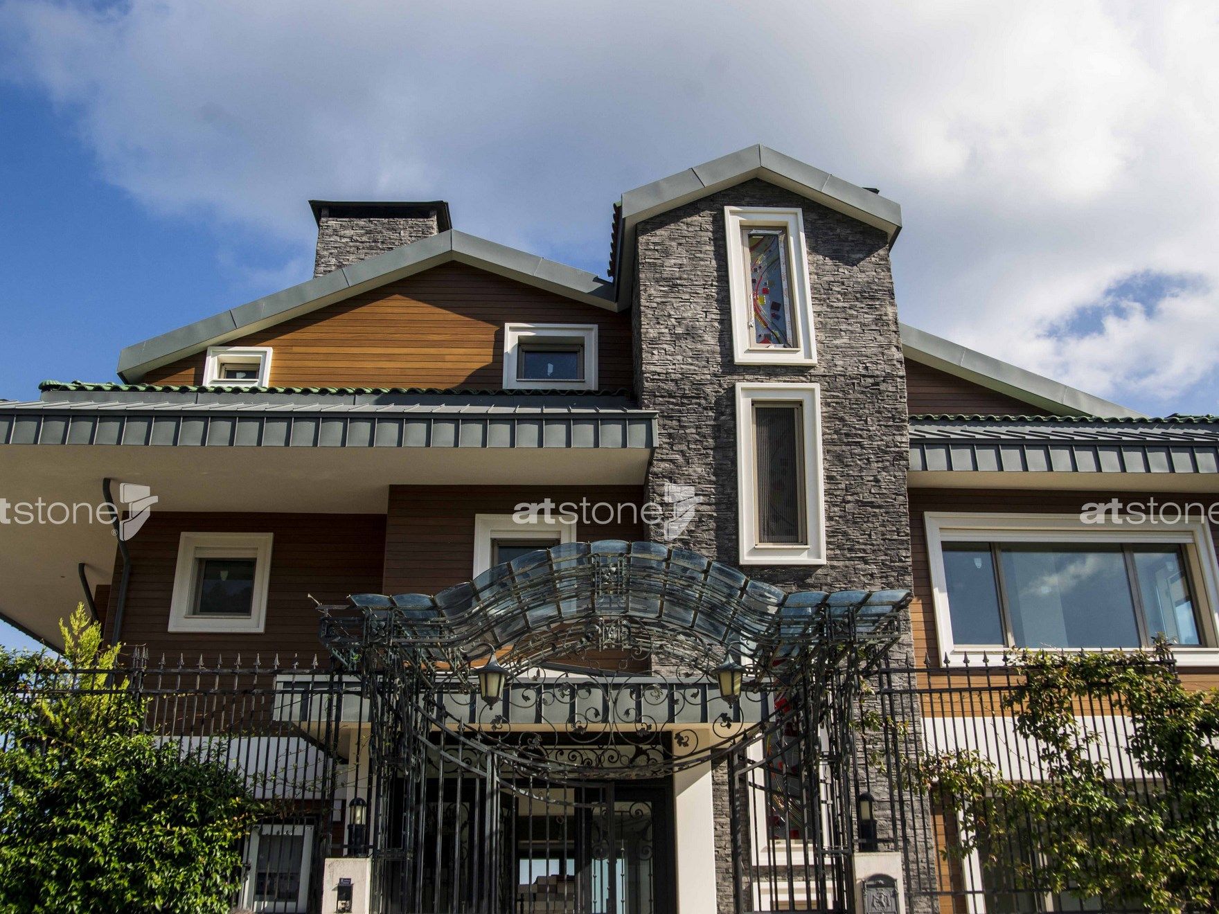 Панель с трехмерными эффектами из стекловолокна для внутреннего / наружного эффекта камня Artstone Panel Systems LASCAS ARCH-00131276 - Вид №2