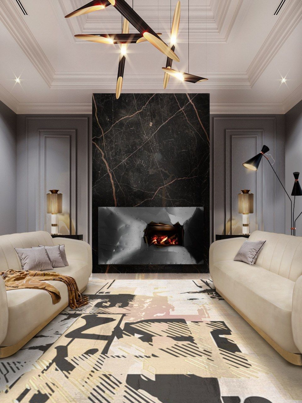 Железный подвесной светильник Delightfull Coltrane ARCH-00101809 - Вид №13