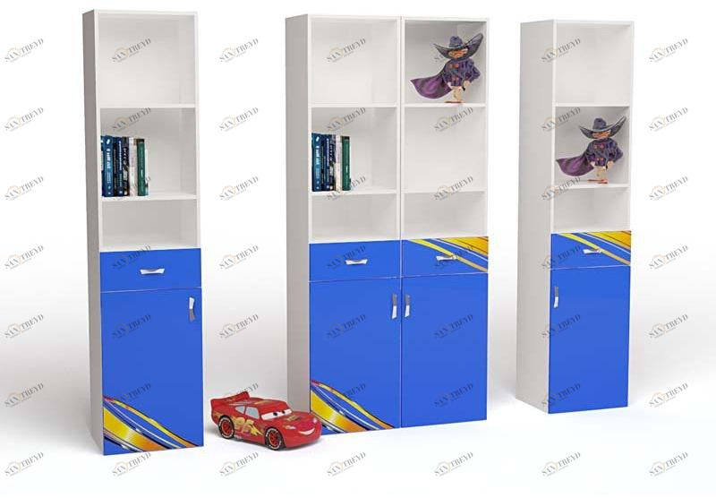 Стеллаж узкий ABC-KING Champion синий (сторона левая) 4631147956941