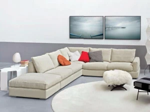 arflex Угловой диван с тканевой обивкой