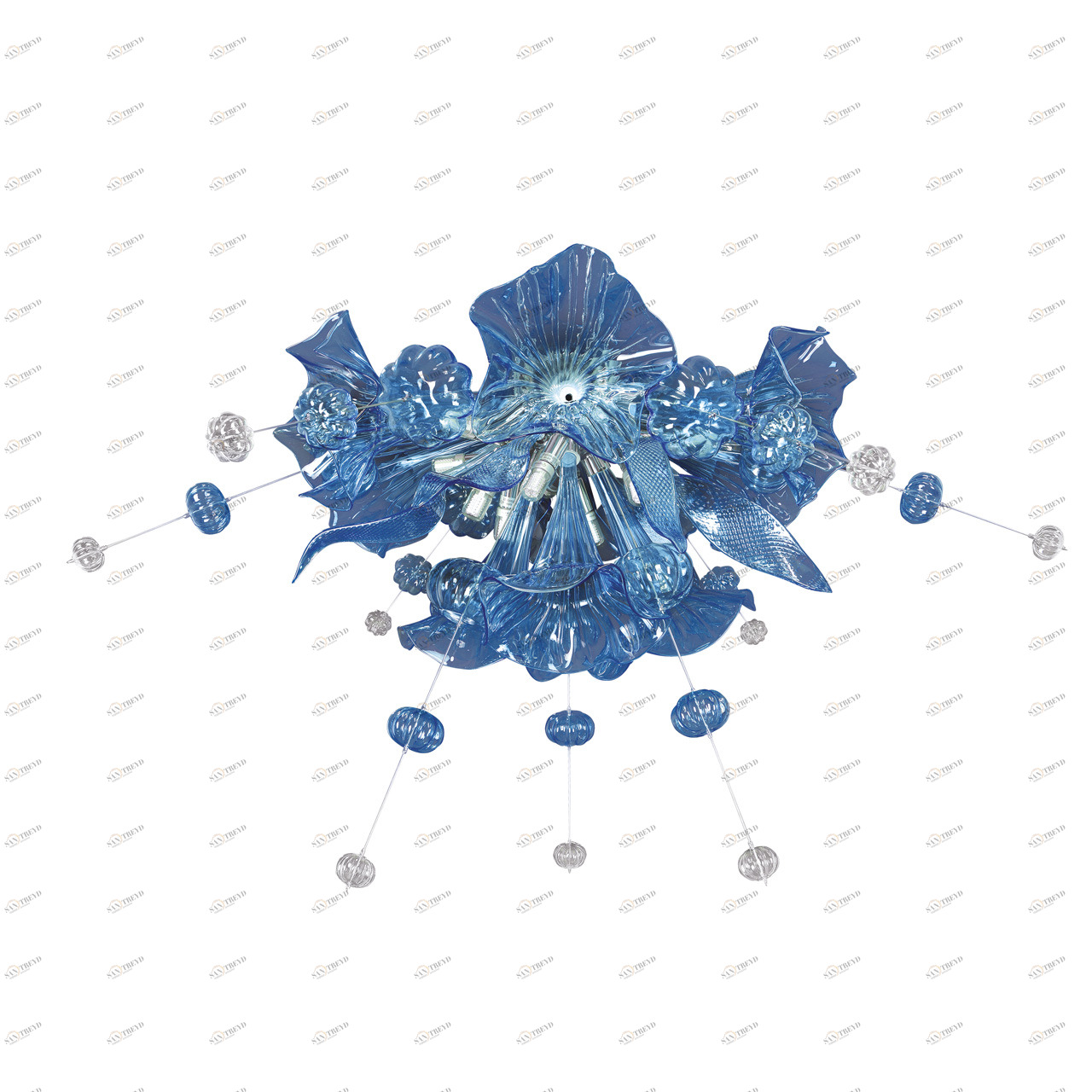 Потолочная люстра Lightstar Celesta 893021 LIGHTSTAR ДИЗАЙНЕРСКИЕ, CELESTA 058359 Голубой 