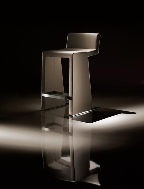 Billiani Высокий табурет со спинкой Inka steel sun-id-1416316 - Вид №1