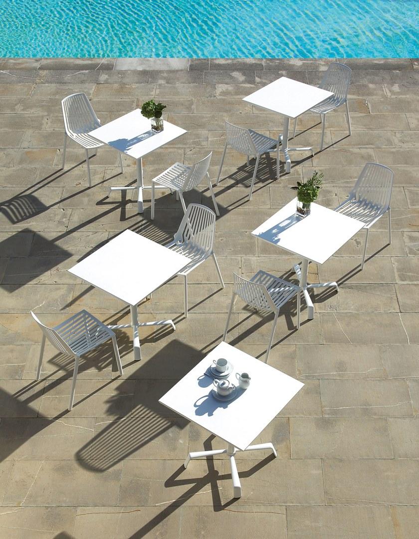 FAST Штабелируемый алюминиевый садовый стул с подлокотниками Omnia selection 850 - Вид №4