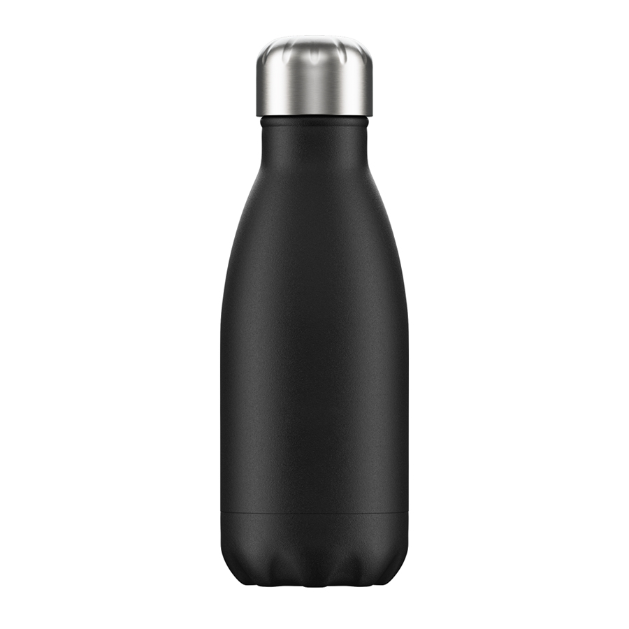 Термос 260 мл черный Monochrome Black CHILLY'S BOTTLES ДИЗАЙНЕРСКИЕ 00-3948001 Черный  - Вид №1