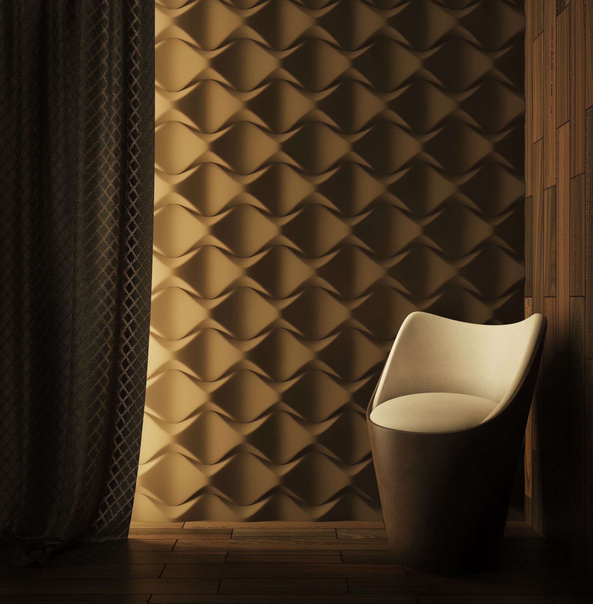 Трехмерное гипсовое покрытие WallDeco M-Modern ARCH-00020563 - Вид №1